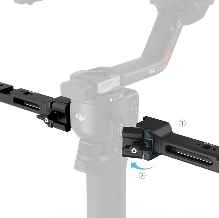 Actual product image SmallRig 4327 Focus Control Dual Grip for DJI RS Series (Gimbal handle)