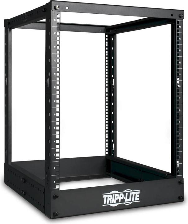 Eaton 13U SmartRack 4-Post Open Frame Rack - Organize and Secure Network Rack Equipment (13 RU)