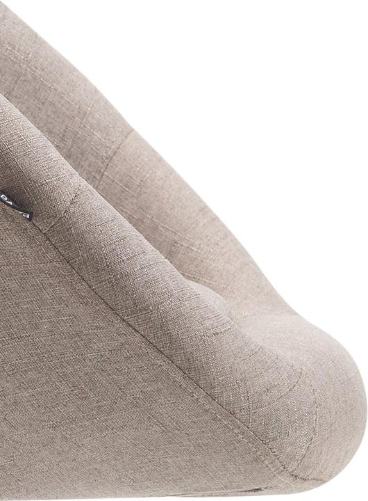 Actual product image Swisshandel24 Barstool London V2 Fabric black taupe