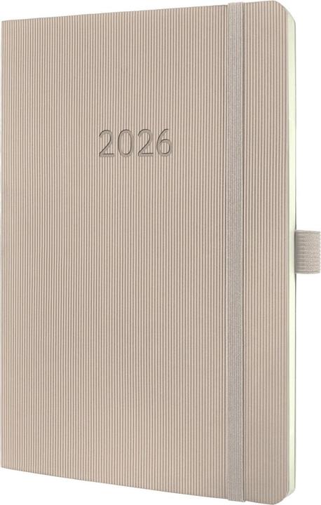 Actual product image Sigel Wochenkalender 2026 C2630 1W/2S taupe 21x13.5cm (21 x 13.5 cm, German)