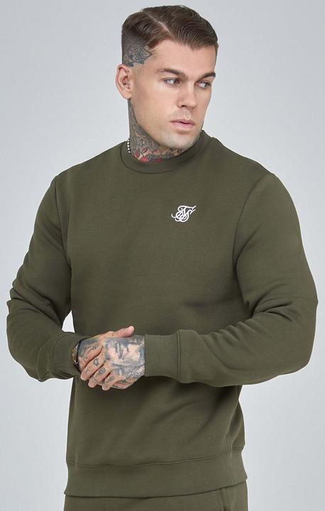 Siksilk Sweatshirts Khaki Essential Sweatshirt