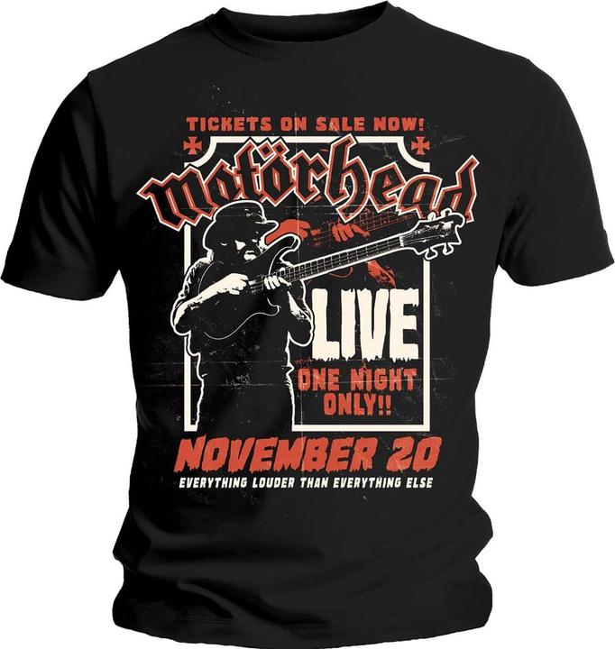 Motorhead Lemmy Firepower TShirt (L)
