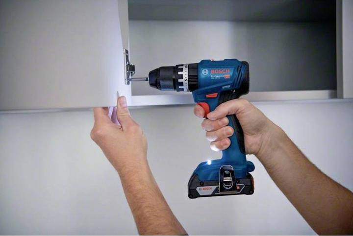 Actual product image Bosch Professional Combo kit set with 3 18V tools: GSB 18V-45, GDX 18V-200, GWS 18V-7, 2x 5.0Ah