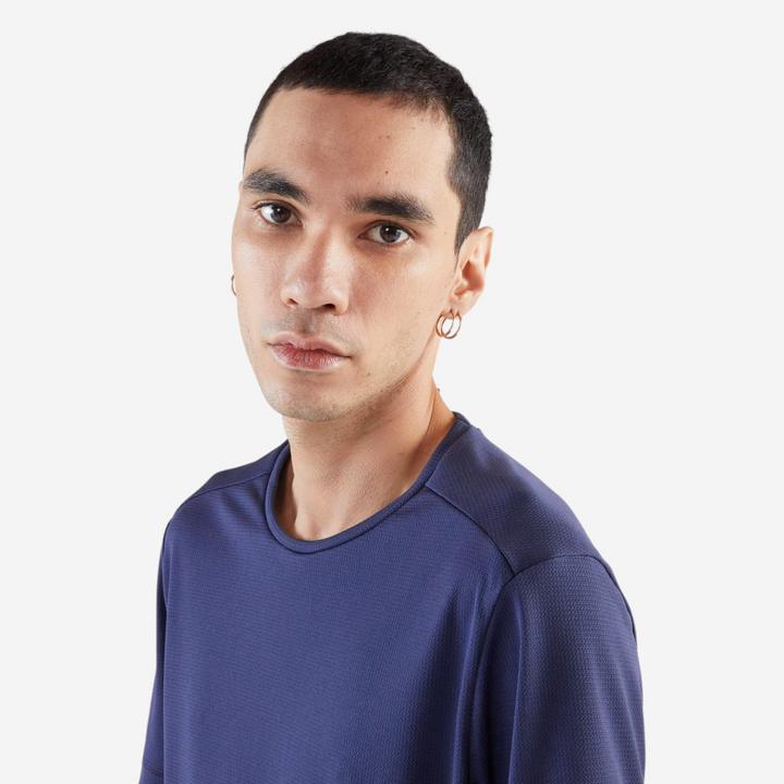 Produktbild Decathlon Laufshirt kurzarm Herren atmungsaktiv - Run 100 Dry dunkelblau (3XL)