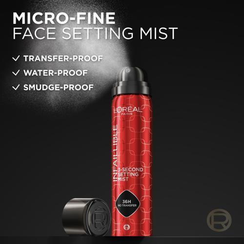 Image du produit L'Oréal Paris Brume de réglage Infaillible 3-Second