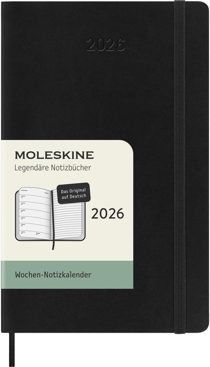 Actual product image Moleskine WONK 2026 DE PK SC Swrz (90 x 140 mm, German)