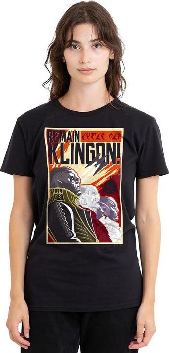 Immagine prodotto Universal Textiles Remain Klingon Maglietta Poster Adulto Unisex (XL)