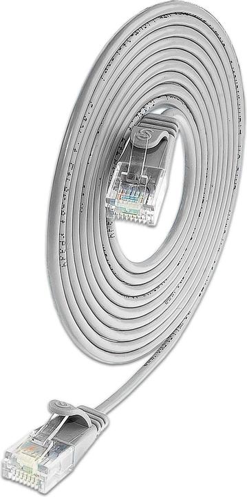 Image du produit SLIM Slimpatchkabel Cat 6, UTP, 7.5 m, Grau (U/UTP, CAT6, 7.50 m)