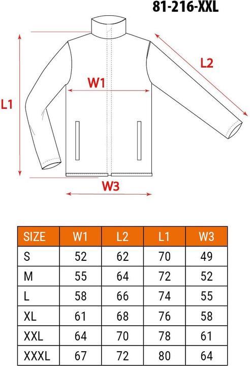 Nutritional values and ingredients Neo PREMIUM work sweatshirt 62% cotton 35% polyester 3% elastane Size XXL (XXL)