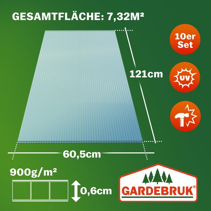 Image du produit Gardebruk Plaques de polycarbonate