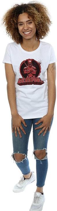 Produktbild Deadpool Arme gekreuzt Logo Baumwolle TShirt (L)