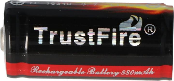 Immagine prodotto Trustfire Batteria 16340, protetta da PCB (1 pz., 16340, 880 mAh)