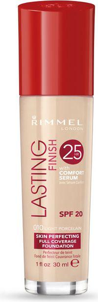 Actual product image Rimmel London Lasting Finish 25hr SPF20 (010 Rose Ivory)