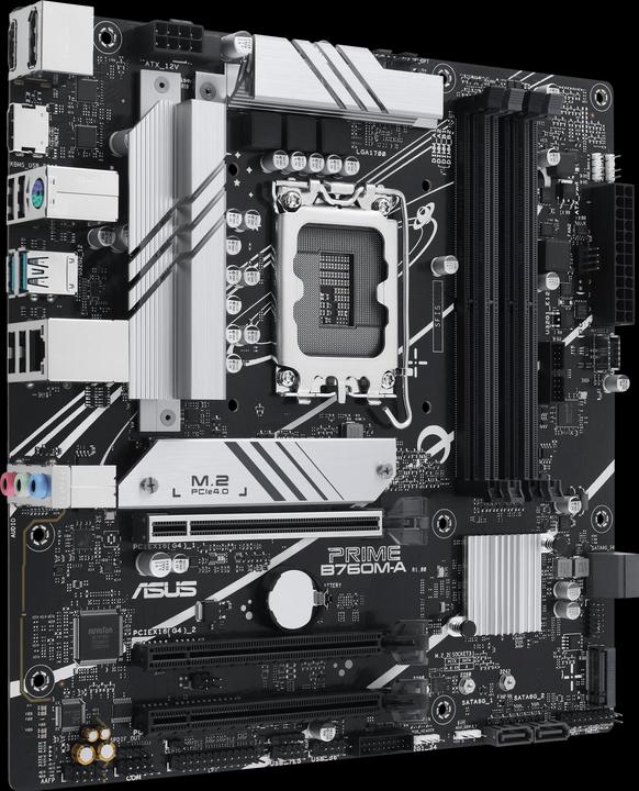 Actual product image ASUS Prime B760M-A-CSM (LGA 1700, Intel B760, mATX)