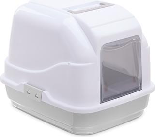 Actual product image IMAC Kattenbak Easy Cat Taupe (Cat litter box closed)