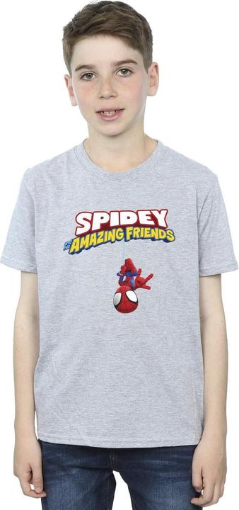 Immagine prodotto Spider-Man Hanging Upside Down Maglietta Ragazzi (128)