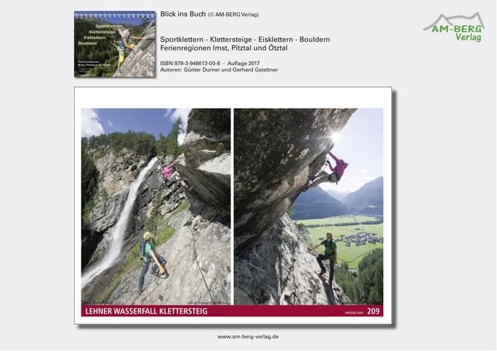 Produktbild Sportklettern - Klettersteige - Eisklettern - Bouldern Ferienregionen Imst, Pitztal und Ötztal (Deutsch, Gerhard Gstettner, Günter Durner, 2016)