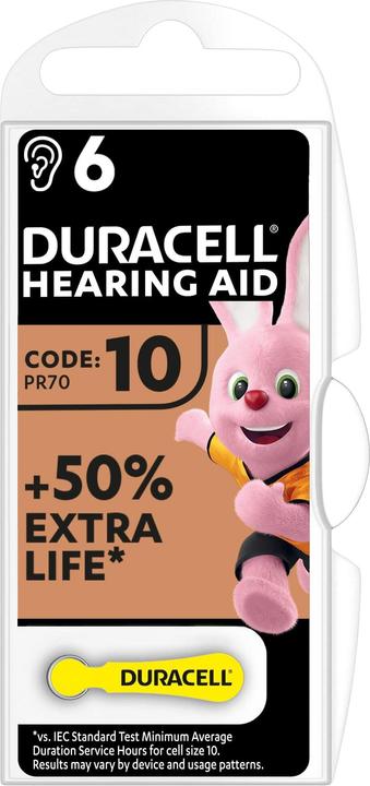 Image du produit Duracell Aide à l'audition (6 pcs, 10)