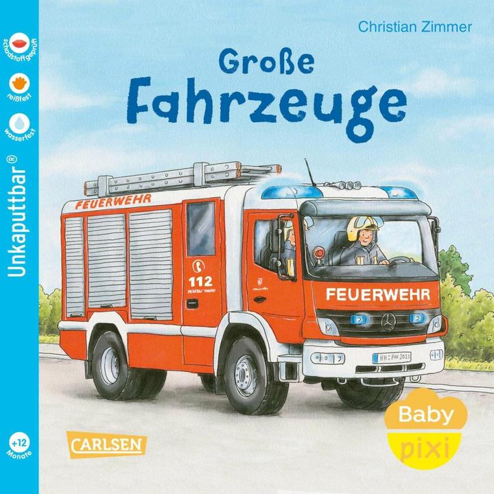 Baby Pixi (incassable) 153 : Grands véhicules (Allemand)