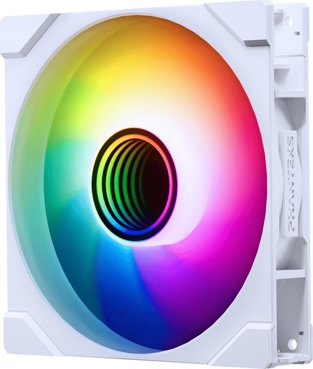 Phanteks M25 Gen2 PWM D-RGB Lüfter - Reverse Blade, 140mm, weiss (140 mm)