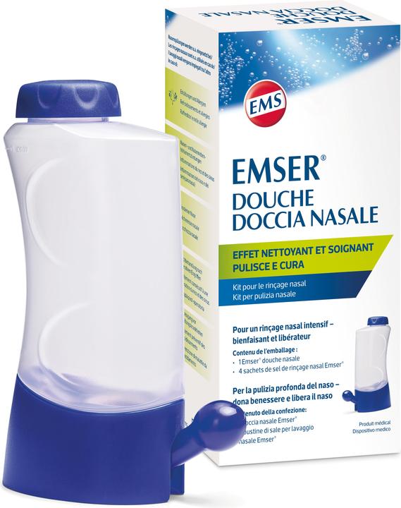 Actual product image Emser Nasal shower + nasal rinsing salt (1 Piece)