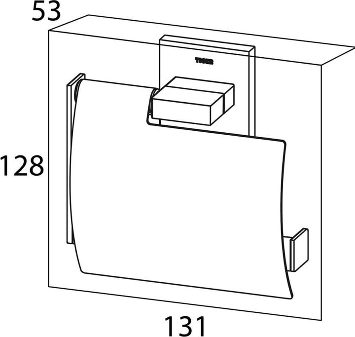Actual product image Tiger Toilet paper holder