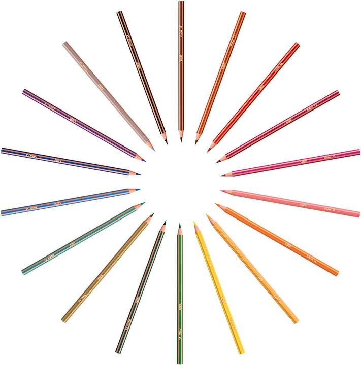 Actual product image Bic Kids Tropicolors (multicolour, 18 x)