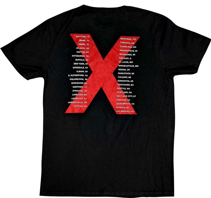 Image du produit INXS T-Shirt unisexe adulte imprimé au dos du US Tour (S)