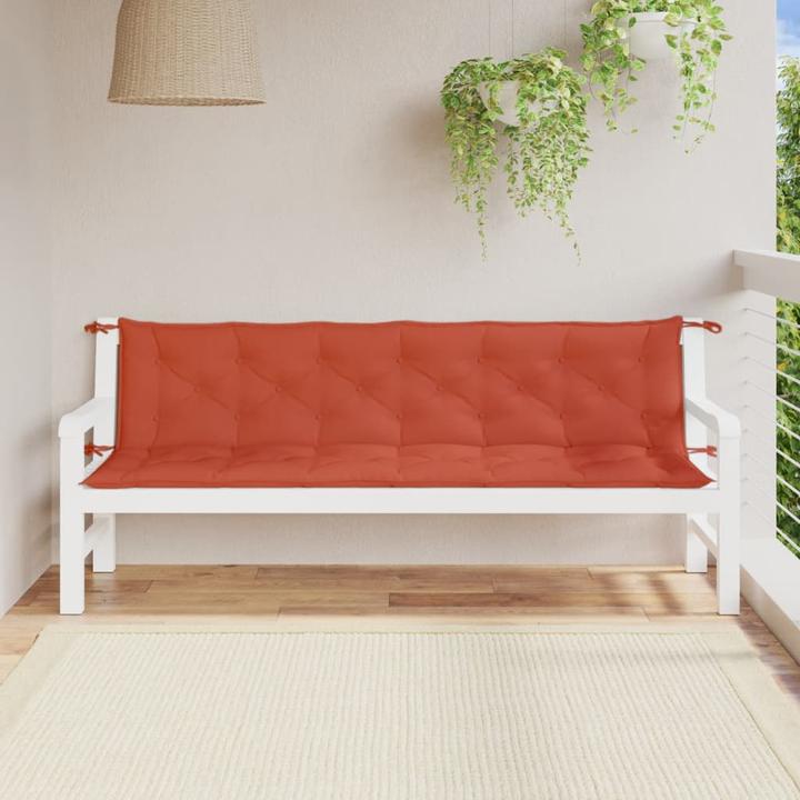 Immagine prodotto VidaXL Cuscini per panca da giardino 2 pezzi in tessuto (200 x 50 x 7 cm)