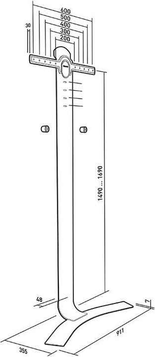 Actual product image Erard Standit Pro (Universal, 90", 50 kg)
