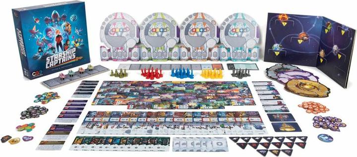 Actual product image Czech games edition Starship-Captains, board game, for 1-4 players, from 12 years (DE edition) (German)