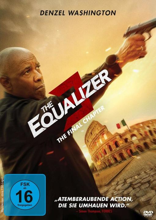 Sony The Equalizer 3 - The Final Chapter (DVD, 2023, Deutsch, Türkisch, Italienisch, Englisch)