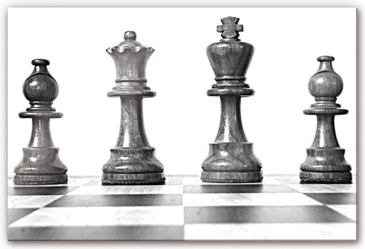 Image du produit Trenddeko Symétrie des échecs (60 x 40 cm)