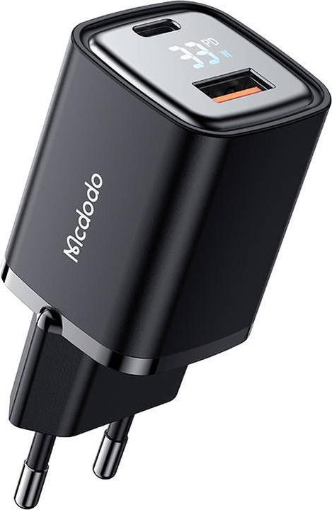 Mcdodo Charger CH-1701 33W with display (black) (33 W)