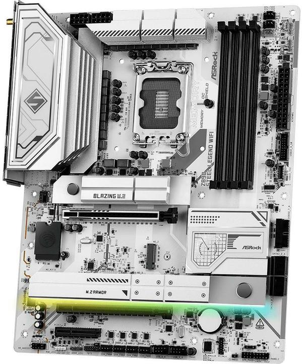 Actual product image AsRock Płyta główna Z890 Steel Legend WiFi (Socket S1, Intel Z890, ATX)