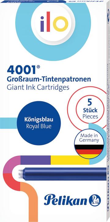 Immagine prodotto Pelikan Cartuccia d'inchiostro Ilo blu reale (cartucce d'inchiostro, Blu reale)