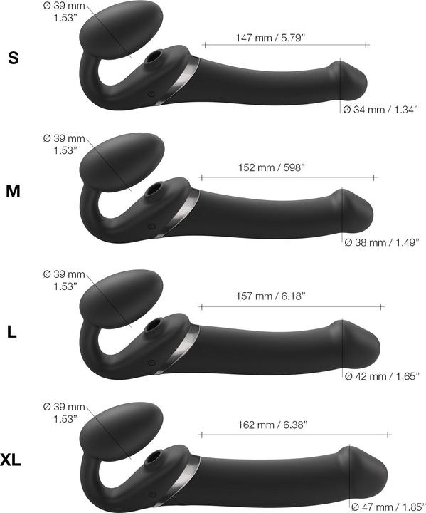 Actual product image Strap-on-me Multi Orgasm (M)