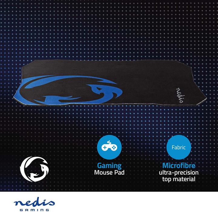 Actual product image Nedis Gaming mouse pad M (L)