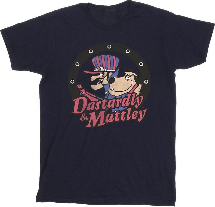 Universal Textiles Dastardly And Mutley Circle TShirt