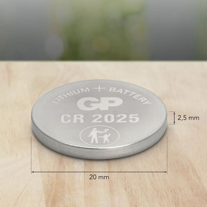 Image du produit GP Batteries Pile bouton lithium CR2025, 10 pièces (10 pcs, CR2025, 160 mAh)