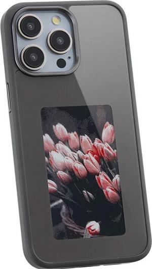 Actual product image PhoneLook E-Ink display DIY cover with NFC technology for personalised photo backgrounds (Apple iPhone 15)