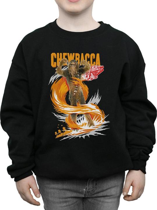Actual product image Star Wars Boys Chewbacca Gigantic Sweatshirt (128)