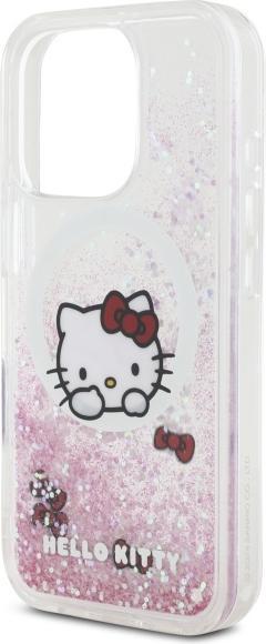 Produktbild Hello Kitty HKHMP16XLSWKH iPhone 16 Pro Max 6.9" biały/white hardcase Liquid Glitter Sweet Kitty B (Apple iPhone 16 Pro Max)