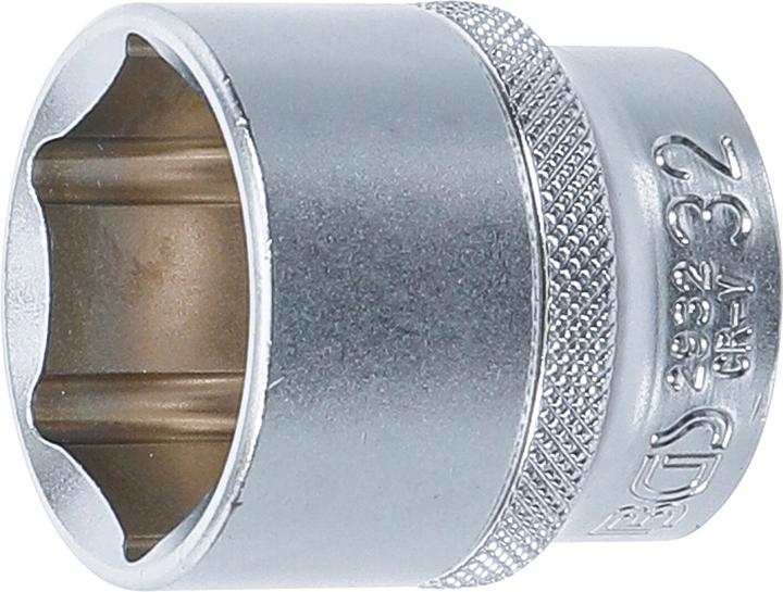 Productafbeelding BGS Dopsleutel zeskant | aandrijfvierkant 12,5 mm (1/2") | SW 32 mm (32 mm)