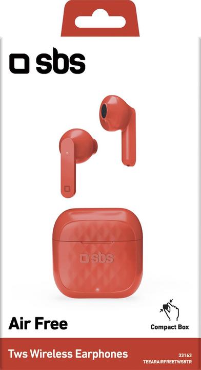 Immagine prodotto SBS Air Free - cuffie TWS con stazione di ricarica da 250 mAh (3.50 h, Senza fili)