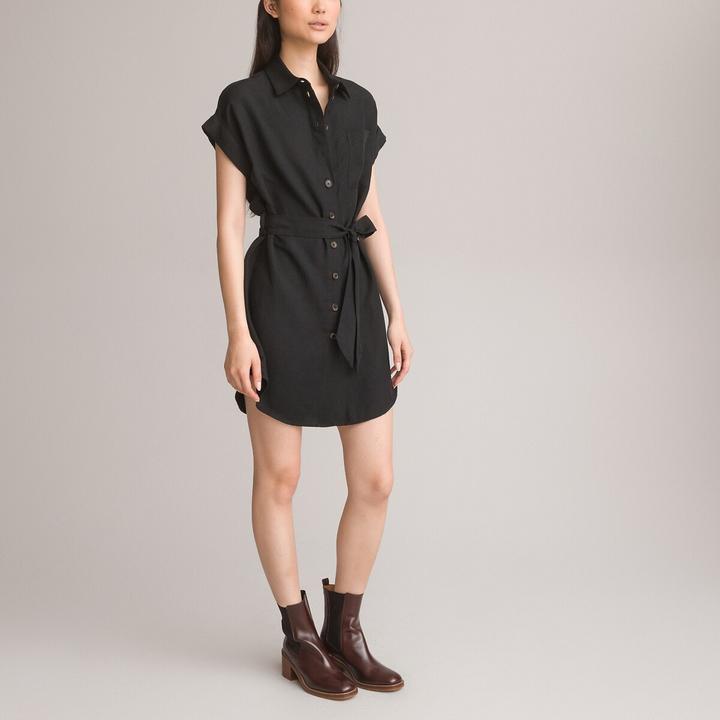 Actual product image La Redoute Collections Leather Chelsea boots (38)