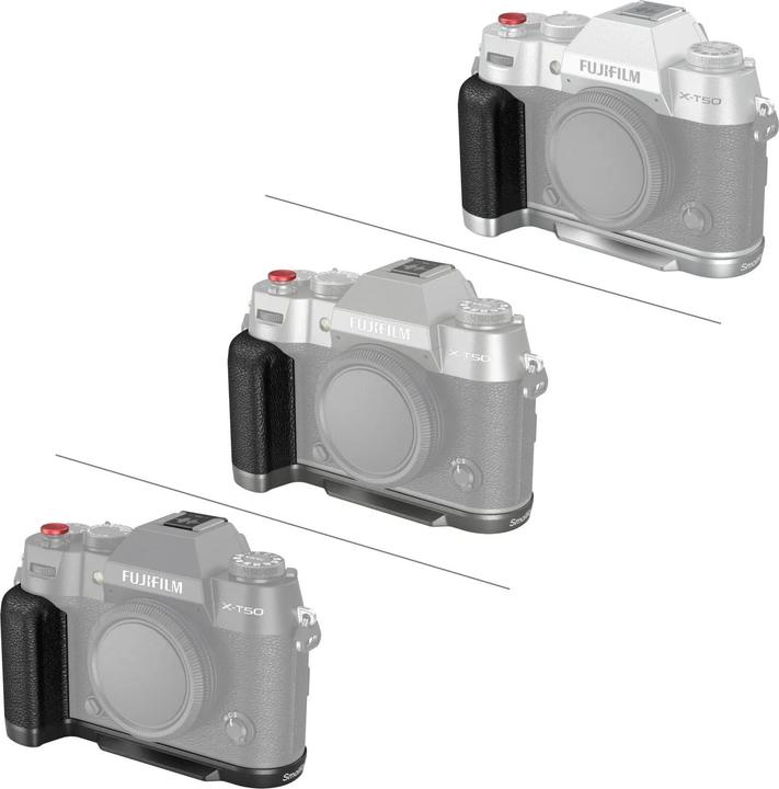Image du produit SmallRig 4713 Silicone L Shape Handle for X T50 (Argent) (Poignée)