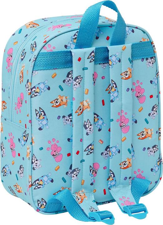 Produktbild Bluey Schulrucksack Himmelsblau 22 x 27 x 10 cm 3D