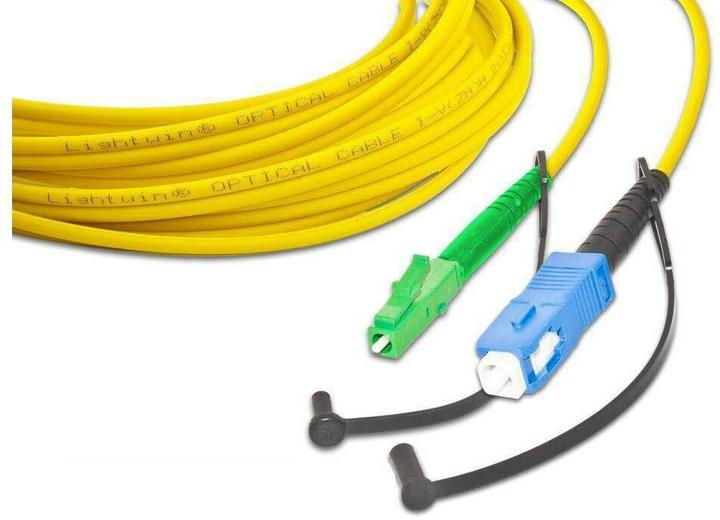 Wirewin Lightwin LWL-Patchkabel Singlemode LC/APC – SC, OS2, Simplex, 40 (40 m)