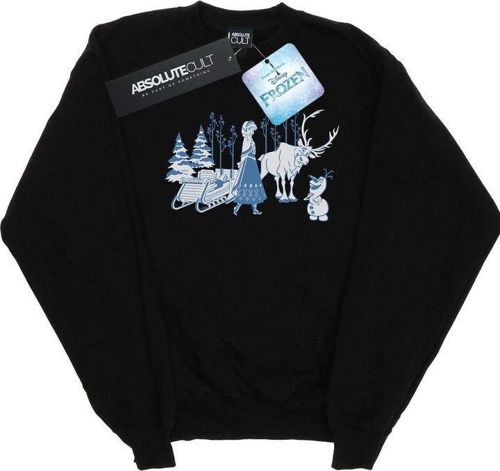 Image du produit Disney - Sweat FROZEN ANNA SVEN AND OLAF - Fille (128)